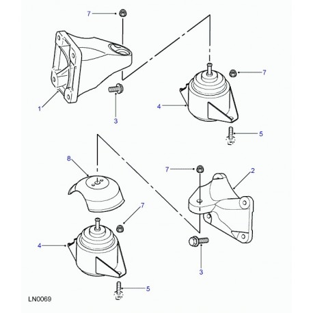 Land rover vis Discovery 2 et Range P38 (FS112281L)