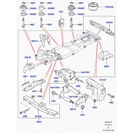Land rover vis Discovery 3, Freelander 1, Range Sport (FT112257)