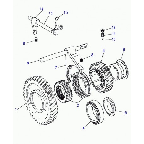 Land rover pignon-gamme super.changement Discovery 1 (FTC1085)