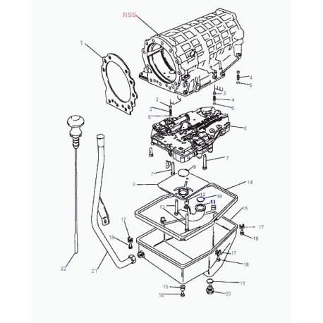 Land rover tube jauge d'huile Discovery 1 (FTC1609)