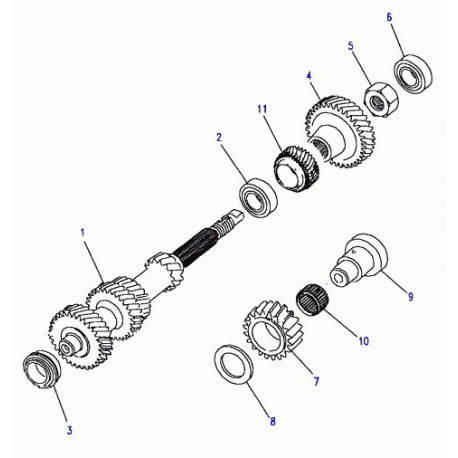 Land rover roulement a rouleaux coniques Discovery 1, 2 et Range Classic,  P38 (FTC2385)