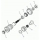 roulement a rouleaux coniques Defender 90, 110, 130, Discovery 1, Range Classic, P38