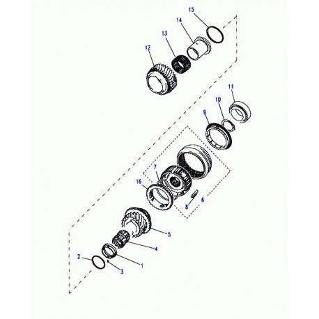 Land rover roulement a rouleaux coniques Defender 90, 110, 130, Discovery 1, 2, Range Classic, P38 (FTC3371)