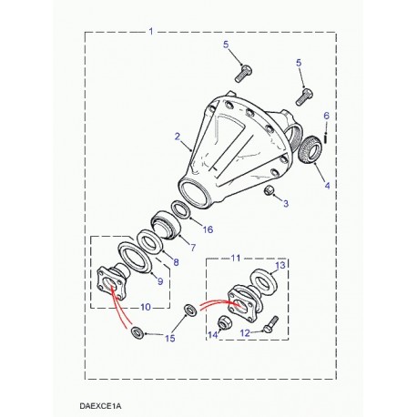 Land rover differentiel Range P38 (FTC3490E)