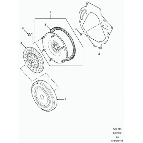 Land rover plateau de pression Defender 90, 110, 130 et Discovery 2 (FTC4630)