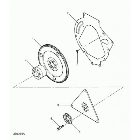 Land rover boulon Discovery 2 (FTC4738)