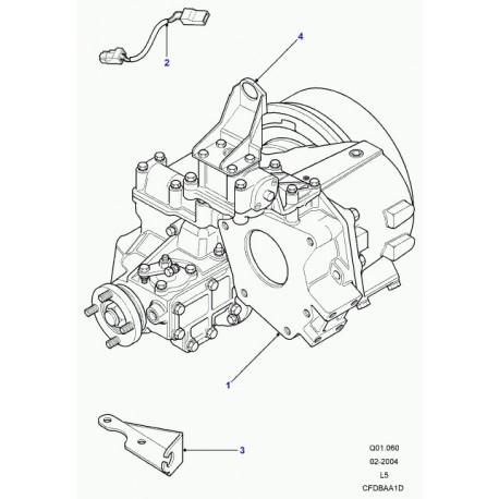 Land rover support Discovery 2 (FTC5114)