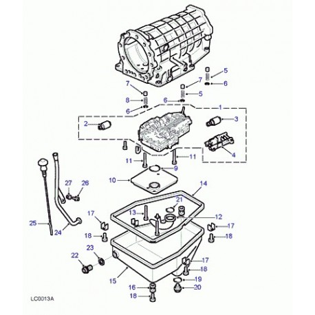 Land rover jauge d'huile Range P38 (FTC5118)