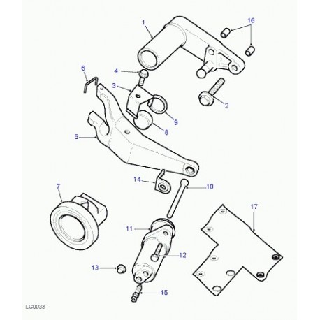 Land rover cylindre de debrayage (FTC5202)