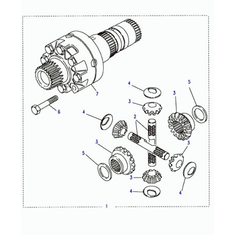 Land rover differentiel Defender 90, Discovery 1 (FTC5207)