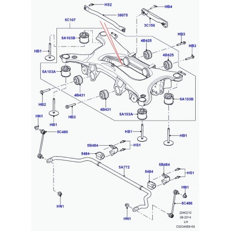 Land rover ecrou (FY110056)