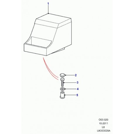 Land rover vis Defender 90, 110, 130, Range L322 (FYP500580)