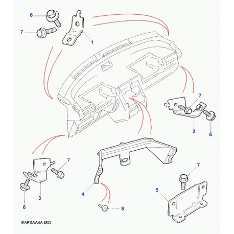 Land rover vis Defender 90, 110, 130, Freelander 1 (GG106201)