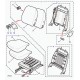 Land rover dossier de siege Freelander 1 (HAJ000401PUY)