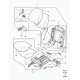 Land rover garnissage dossier de siege Freelander 1 (HBA500190SMS)