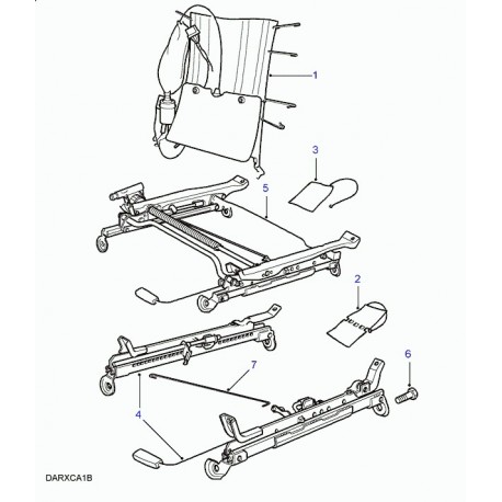 Land rover cartouche Range P38 (HGK000050)