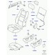 element chauffage assise siege tissu avant Discovery 3, Range Sport