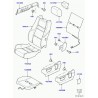 element chauffage assise siege tissu avant Discovery 3, Range Sport