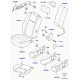 Land rover revetement coussin de siege Discovery 3 (HJH500032SMS)