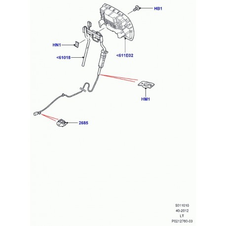 Land rover enjoliveur Discovery 3, Range L322, Sport (HKK500020)