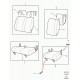 Land rover garniture / matelassure dossier siege arrière Freelander 1 (HLE000770PUY)