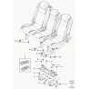 support fixation siege  arriere droit Defender 110