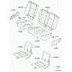 Land rover revetement lateral de siege Discovery 3 (HXA500031PVJ)