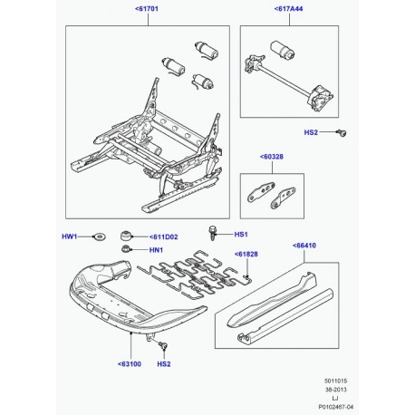 Land rover couverture Range L322 (HZU000010PUY)