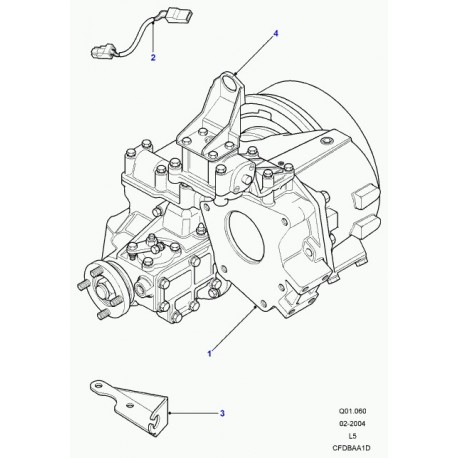 Land rover carter de boite de vitesses Discovery 2 (IAB500090E)