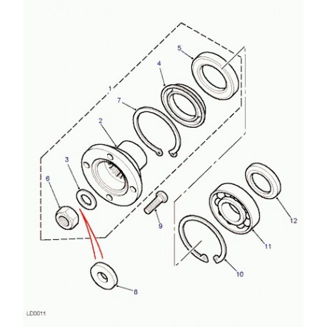 Land rover bride Defender 90, 110, 130 (IEC100020)