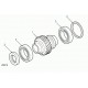 pignon d'arbre principal Defender 90, 110, 130 et Discovery 2