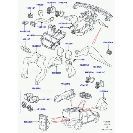 Land rover reniflard Discovery 3 (JBD500140WCQ)