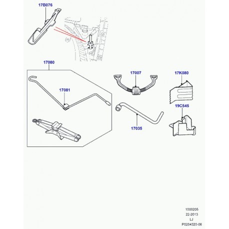 Land rover sangle Range L322 (KAS000020)