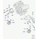 support fixation de moteur avant Range Sport
