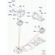 Land rover support fixation de moteur Discovery 3, Range Sport (KKU500580)