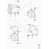 support fixation avant de moteur Defender 90, 110, 130