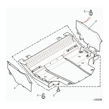 Land rover Carter droit moteur Freelander 1 (KRN100320)