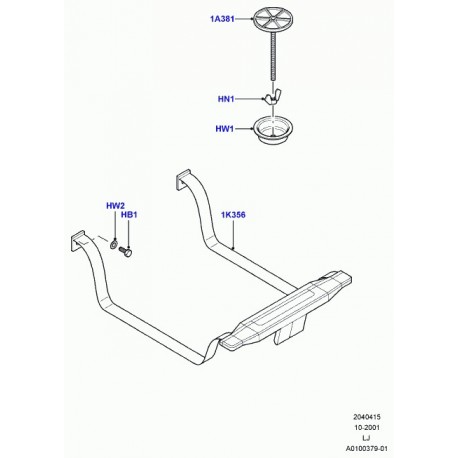 Land rover broche Range L322 (KTC000021)