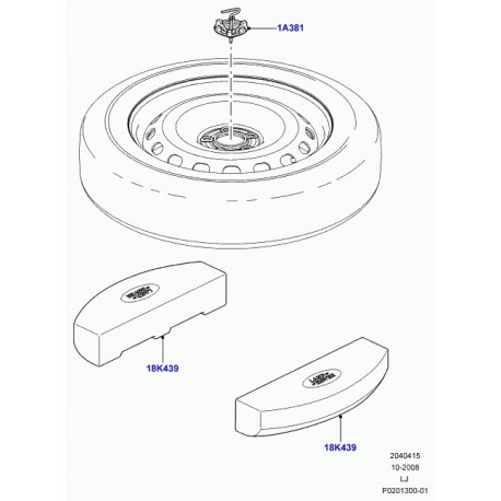 Land rover agrafe Range L322 (KTC500030)