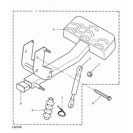 Land rover kit marche arriere Discovery 2 (KVI000030)