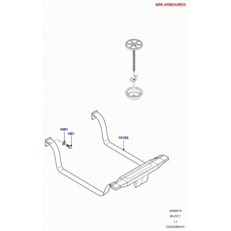 Land rover rondelle Range L322 (KYF000050)