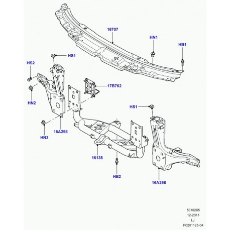 Land rover boulon Range L322 (KYG500400)