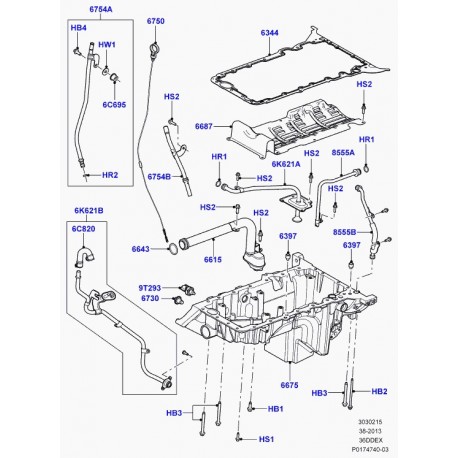 Land rover vis Range L322,  L405,  Sport (KYP500360)