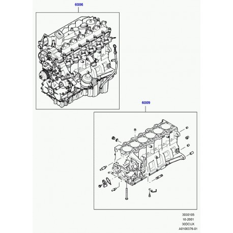 Land rover moteur embielle Range L322 (LBB000740)