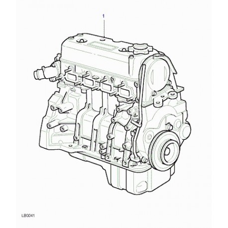 Land rover moteur Freelander 1 (LBB110410E)