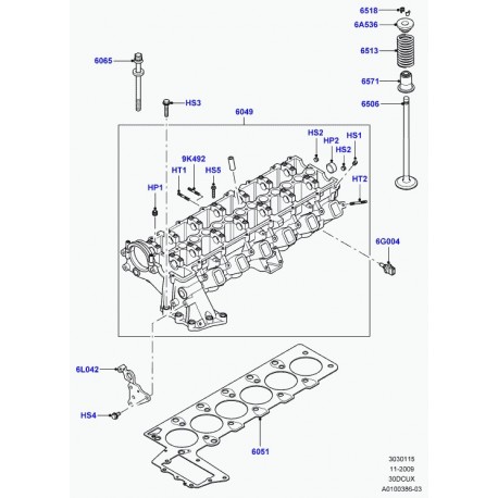 Land rover vis a tete hexagonale Range L322,  P38 (LDY000040)