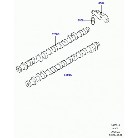 Land rover arbre a cames Range L322 (LGC000220)