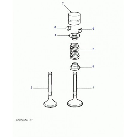 Land rover soupape d'admission Freelander 1 (LGH100990L)