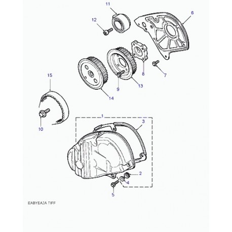 Land rover tendeur Freelander 1 (LHP100550L)