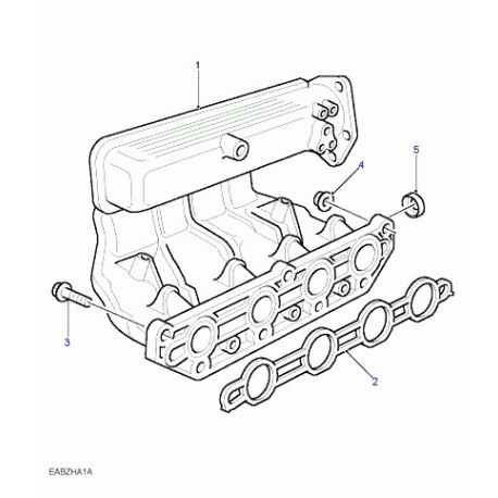 Land rover collecteur d'admission Freelander 1 (LKB109291)